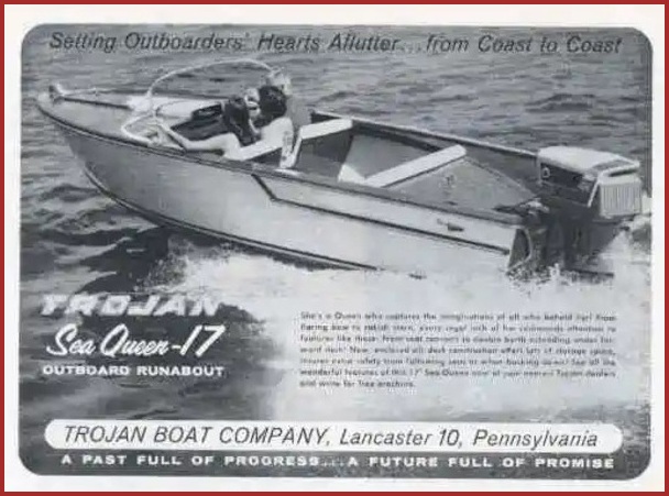 Trojan outboard runabouts